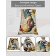 thumbnail image 7 of Vintage Rooster Pillow Covers King Size 2 Pack, Pastoral Floral Watercolor Animals Soft Bed Throw Pillowcases Breathable Cooling Long Lumbar Body Pillow Sham Cover for Bed Sofa 20''x36'', 7 of 7
