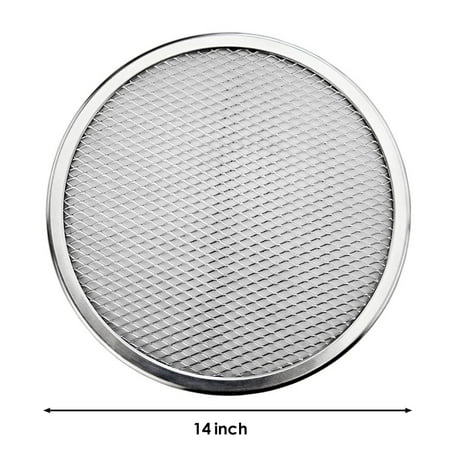 

Pizza Network New Seamless Aluminum Screen Baking Tray Metal Net Bakeware Kitchen Tools 6-22Inch