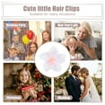 thumbnail image 7 of Unique Bargains 20 Pcs Small Flower Hair Clips Mini Flower Hair Clips for Girls Cute Mini Hairpin Hair Accessories White, 7 of 7