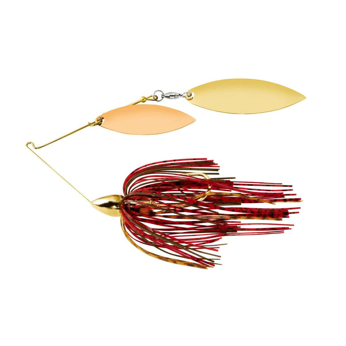 War Eagle Double Willow Spinnerbait 3/8oz Gold Crawdad
