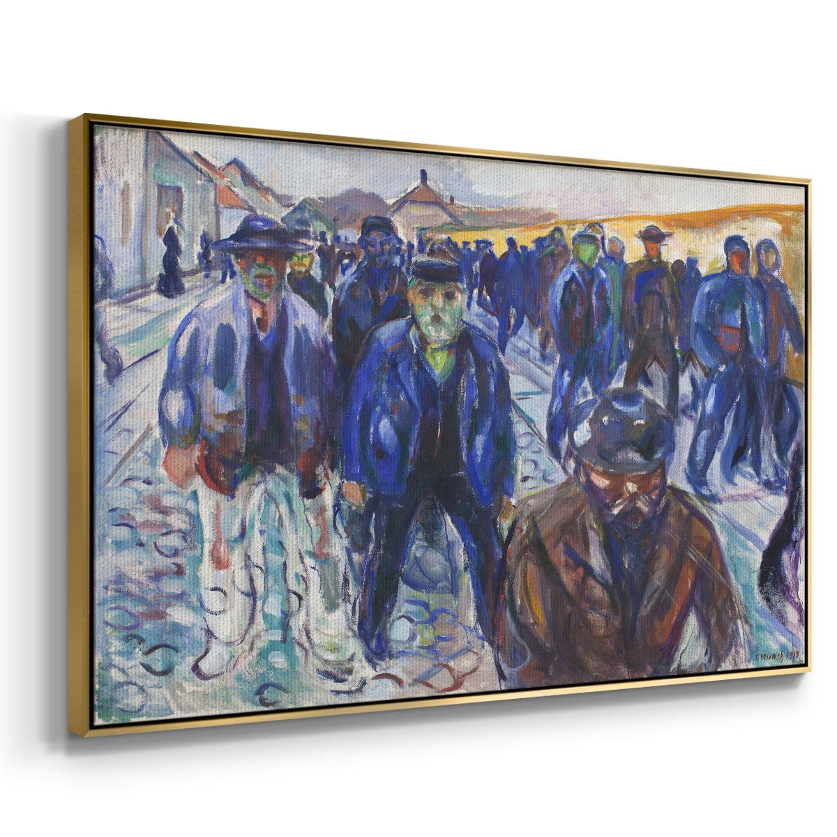 Vintage Landscape-CCCIII By Wexford Home Framed in Gold Wood Gallery Wrapped Canvas 25 in. x 37 in.