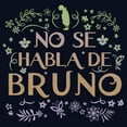 thumbnail image 2 of Girl's Encanto No Se Habla De Bruno Tropical Floral Leaves Graphic Tee Navy Blue Medium, 2 of 4