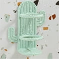 thumbnail image 3 of Winty Storage Bin,Storage Containers,Perforation Cactus Toothbrush Holder Storage Rack Wall Mounted Drain Electric Toothbrush Holder,Storage Basket, 3 of 3
