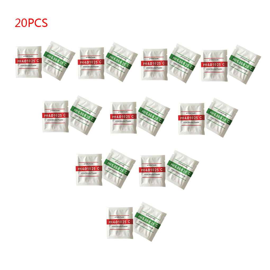 20X PH Buffer Solution Powder PH For Test Meter Measure Calibration 4.01 6.86 