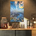thumbnail image 1 of Tower Bridge Area and City Light - Cityscape Photo Canvas Print, 1 of 3