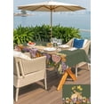 thumbnail image 4 of Easter Bunny Outdoor Tablecloth - 60x120 Inch Rectangle Dining Table Cover, Spring Floral Vintage Botanical Rabbits Green Waterproof Outdoor Table Cloth with Umbrella Hole & Zipper for Picnic/Patio, 4 of 7