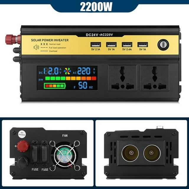 Solar Inverter Car Power Inverter Pure Sine Wave Solar With Transformer Function 12V/24V-220V Brand New Hot Sale