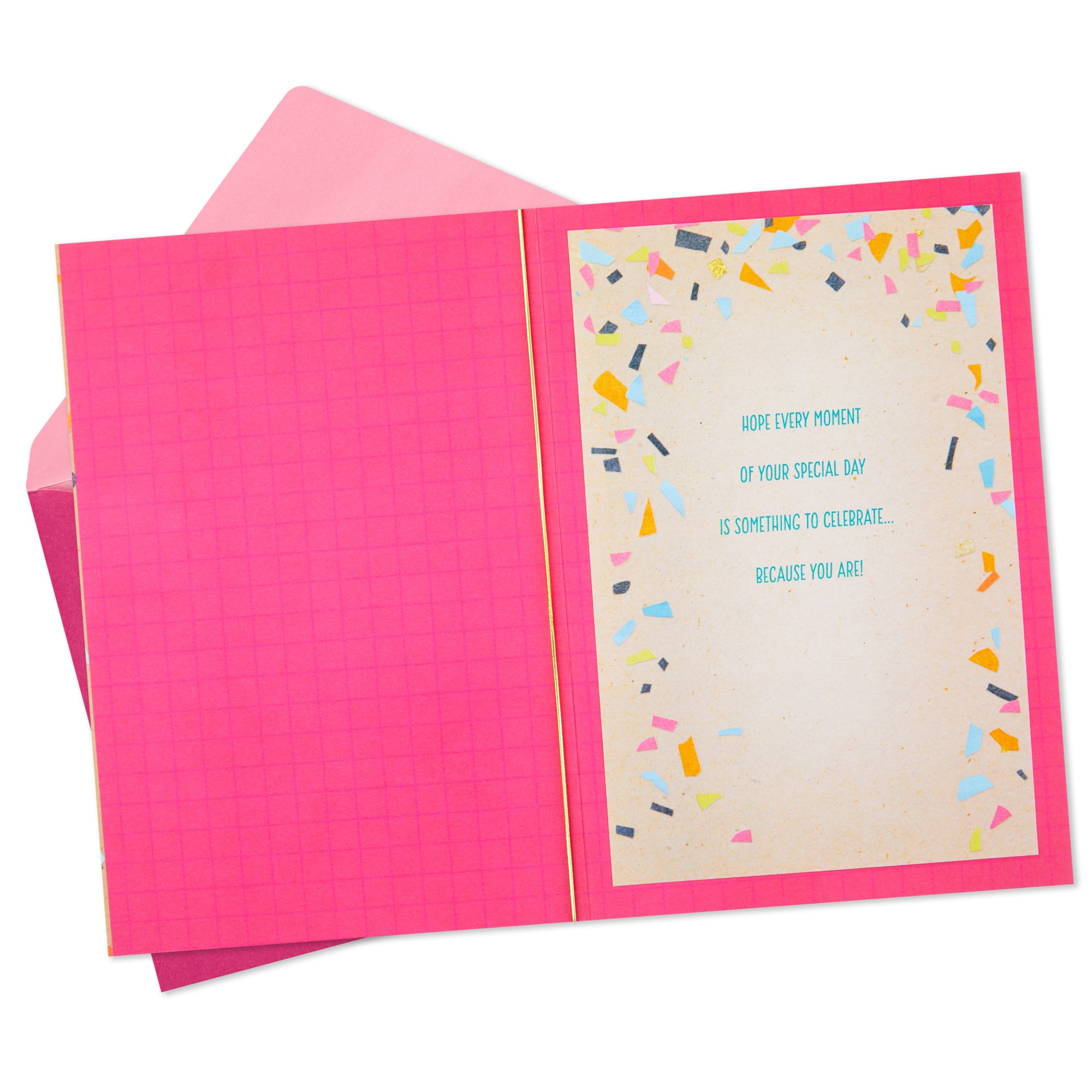 Hallmark Birthday Card (Confetti of Life)