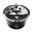 thumbnail image 2 of Taza de filtro de café recargable, colador de malla de acero inoxidable, accesorios para máquina de café, tazas de filtro de café ecológicas, utensili negro Macarena Cápsula de café, 2 of 8