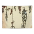 thumbnail image 5 of Orinice Feathers Clock Bird Tapestry Wall Hanging Unique Style Graphic Tapestries Home Wall Decor Art for Living Room Bedroom Apartment Farmhouse Dorm 50x40inch, 5 of 6