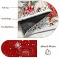 thumbnail image 6 of Area Rugs for Living Room Bedroom, Red Christmas 4'x6' Rug Washable Carpet Runner Indoor Outdoor, Snowman Xmas Tree Coastal Snowflake Starfish Non Slip Accent Floor Mats Rug for Kitchen, Office, 6 of 8