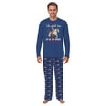 thumbnail image 3 of Matching Family Christmas Pajamas With Horse Print, Navy Two Piece Pajamas, Size NB - Men 6XL, 3 of 7