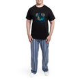 thumbnail image 5 of CafePress - Northern Lights Wolfs Family Moon Men's Dark Pajam - Men's Dark Loose Fit Cotton Pajama Set, 5 of 7