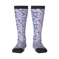 thumbnail image 2 of Lsque Orchids Flowers Printed Crew Socks Men's Women's LightWeight Thin Casual Calf Socks ,Knee High Socks,Cotton Socks, 2 of 9