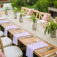 thumbnail image 3 of Purple White Stripe Cloth Napkins, Modern Minimalist Geometric Striped Washable and Reusable Dinner Napkins Set of 4, Table Napkin for Kitchen Party Birthday Wedding Hotel Housewarming 20"x20", 3 of 8