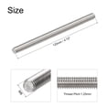 thumbnail image 3 of Unique Bargains M8 x 120mm 304 Stainless Steel Fully Threaded Rod Right Hand Threads 6 Pack, 3 of 4