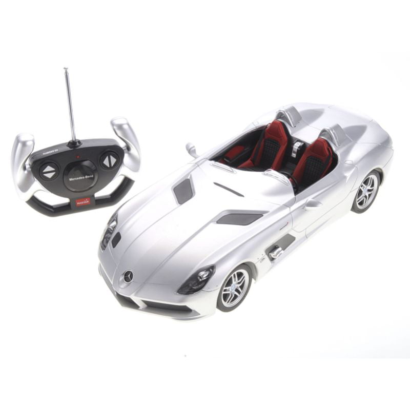 11"  1:12 RC Mercedes-Benz SLR LICENSED MODEL SILVER FULL FUNCTION CONTROLLED RC 