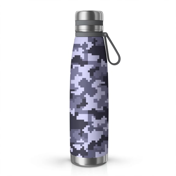 29oz Insulated Water Bottle with Tea Infuser, Stainless Steel Travel Mug, Camouflage Print