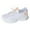 White, variant on Women's Slip-On Mesh Sneakers, Lightweight Platform Sole Athletic Shoes for Running