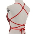 thumbnail image 5 of Mardi Gras Summer Polyester Sleeveless Carnival Sequin Tank Tops for Women Red Bandage Top Sparkly Crop Dance Vest Bra Belly Outfits Women's, 5 of 6