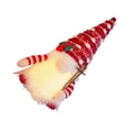 thumbnail image 1 of Inteprter Muñeco de gnomo navideño de tela, amuleto caprichoso para decoración navideña, decoraciones navideñas fáciles Kits de decoración para fiestas rojo, 1 of 6