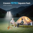 thumbnail image 4 of Luces de camping CAVN recargables con mando a distancia y trípode de 2,15 kg, 4 of 5