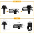 thumbnail image 2 of LAICAIW GRC-70 35PCS Engine Under Cover Splash Shield Guard Body Bolts Bumper Fender Liner Push Retainer Fastener Rivet Clips, Black, 2 of 7