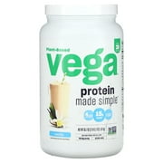 Vega Protein Made Simple Plant Based Protein Powder, Vanilla, 39 Servings (35.7oz)