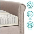 thumbnail image 3 of BALUS Living Room Sofa Set, Linen Fabric Sectional Sofa and Loveseat Sets, Free Combination Couch Perfect for Small Spaces, Beige, 3 of 7