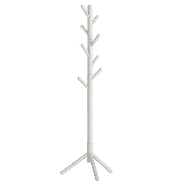 Perchero VASAGLE URCR004K01 de madera maciza 174,5 cm con 8 ganchos