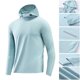 thumbnail image 5 of pstuiky Camisas casuales de manga larga para hombre, Blusa deportiva informal de manga larga con capucha y cuello de color liso para hombre salir tops xxl, 5 of 9