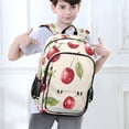 thumbnail image 6 of FORMRS Unisex School Backpack 17" Student Travel Bag with Laptop Compartment, Watercolor Cherry, 6 of 7