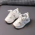 thumbnail image 3 of Girls Casual Lace-Up Sneakers Comfortable Non-Slip Walking Running Shoes, 3 of 4