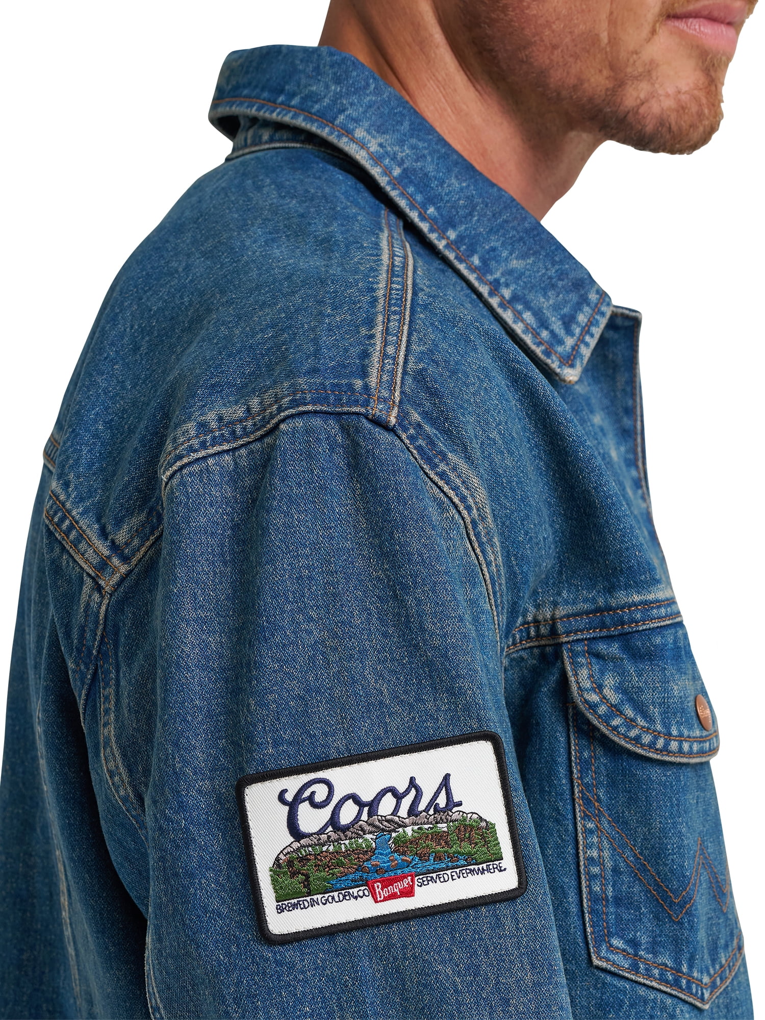 Wrangler® x Coors® Denim Western Jacket, Sizes XS-2XL
