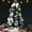 Silver/30CM, variant on Christmas Window Decorations Slim Christmas Tree Mini Artificial Christmas Trees Xmas Desktop Decoration Tree Set Tabletop Christmas Tree With LED Lights For Party Supplies Indoor Home Decorations