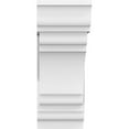 thumbnail image 2 of 5"W x 14"D x 14"H Standard Olympic Architectural Grade PVC Bracket with Traditional Ends, 2 of 11
