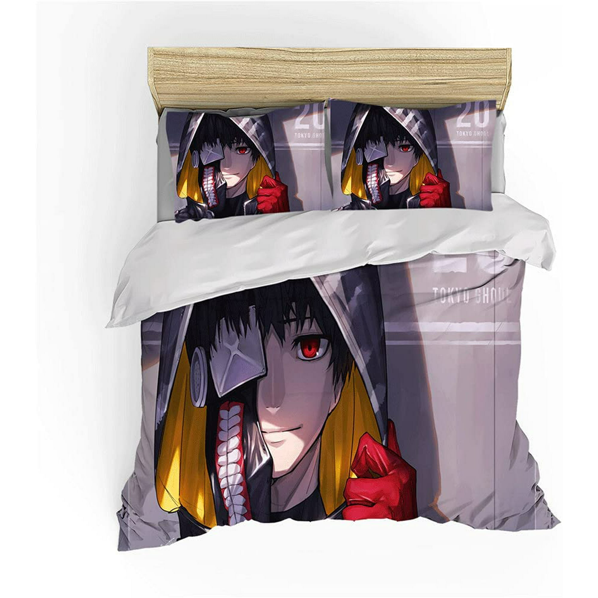 Tokyo Ghoul Series/3D Anime Bed Set/Duvet Cover Set/Soft and  Breathable/with Pillowcase, Duvet Cover (Without Quilt)/Full Size/Suitable  for Birthday Gifts | Walmart Canada