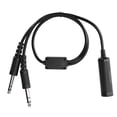 thumbnail image 2 of Helicopter To General Aviation Headset Adapter Cable - David Clark Avcomm, U 174,Headset Adapter, 2 of 9
