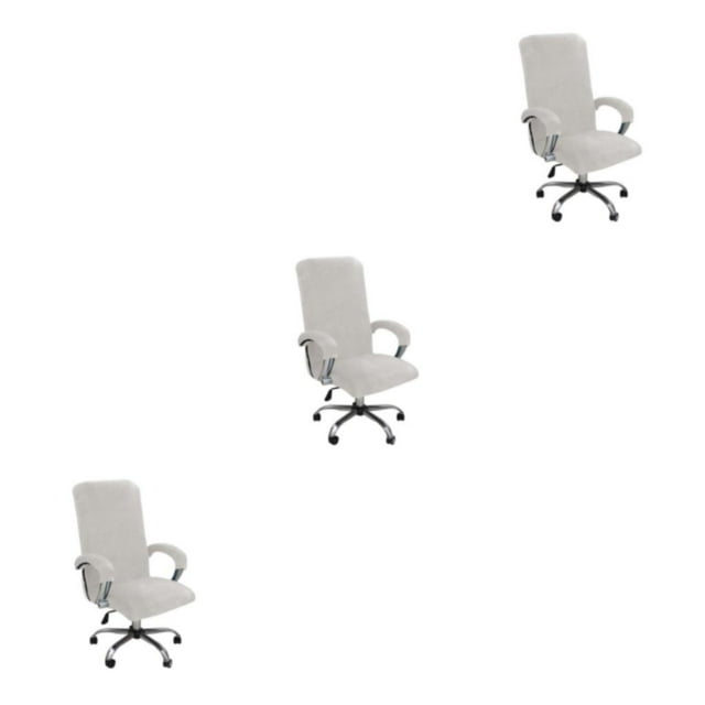 relayinert 1/2/3 3pcs Chair Stand Out Elegant And Functional Chair Covers Wide Application creamy white XL 3PCS