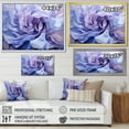 thumbnail image 4 of Designart "Lavender Rose Twist" Abstract Spirals Wall Decor, 4 of 7