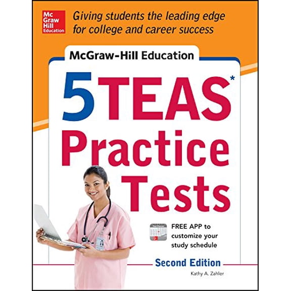 Pre-Owned McGraw-Hill Education 5 TEAS Practice Tests, 2nd Edition (Paperback) 007182572X 9780071825726