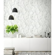 NextWall Faux Marble Peel and Stick Removable Wallpaper - 20.5 in. W x 18 ft. L