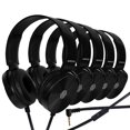 thumbnail image 1 of Auriculares Sonitum Classroom, paquete de 25 con micrófono para niños, 1 of 5
