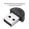 thumbnail image 3 of Ccdes Portable USB Mini Studio Speech Microphone Recording Audio MIC Adapter For Computer PC, Super Mini USB 2.0 Microphone MIC Audio Adapter Driver Free for MSN PC Notebook, Super Mini USB 2.0 Plug M, 3 of 8