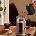 thumbnail image 5 of HadinEEon French Press Coffee Maker, 34oz Stainless Steel French Press with 4 Filter, Copper, 5 of 8