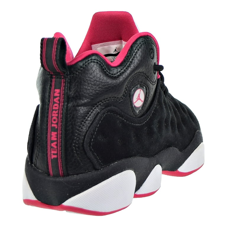 Jordan Jumpman Team II GG Big Kids Shoes Black Rush Pink White 820276 006