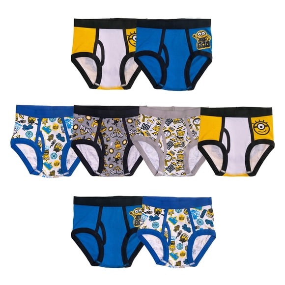 Minions Paquete de 7 Bóxers de Algodón para Niños