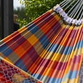 thumbnail image 5 of 10ft Authentic Brazilian Hammock with Solid Pine Arc Stand, 5 of 10