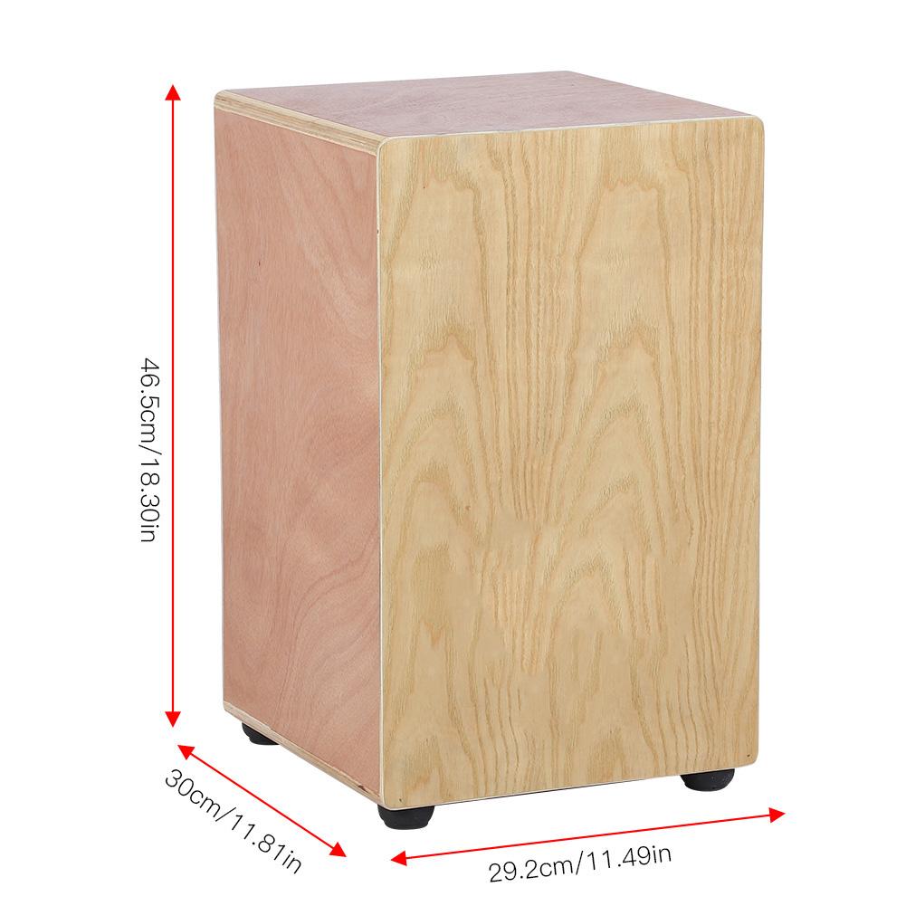 Zoternen Portable Wooden Percussion Cajon Box Drum Kit Drums