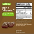 thumbnail image 5 of VITEEY Iron Gummies with Vitamin C 20mg, Energy & Blood Support, Grape Flavor, 60 Ct, 5 of 7